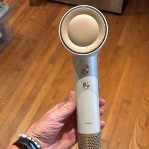 Gold and Silver Hair Dryer